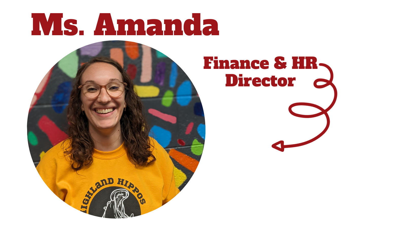 Ms. Amanda, Director of Finance & Human Resources